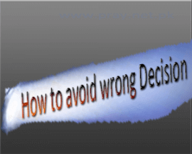 How to take decisions in life