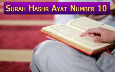 Surah Hashr Ayat 10 (Verse) With Urdu & English Translation