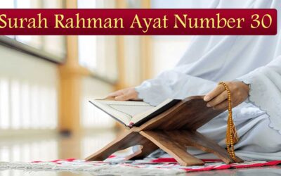 Surah Rahman Ayat 30 (Verse) With Urdu & English Translation
