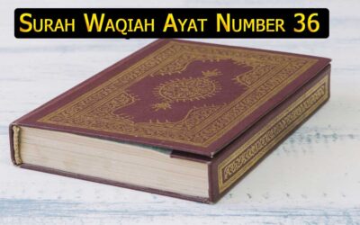 Surah Waqiah Ayat 36 (Verse) With Urdu & English Translation