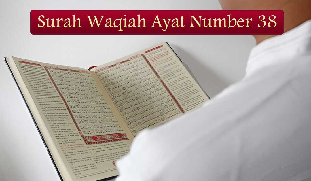 Surah Waqiah Ayat Number 38