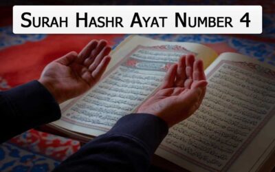 Surah Hashr Ayat 4 (Verse) With Urdu & English Translation