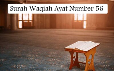 Surah Waqiah Ayat 56 (Verse) With Urdu & English Translation