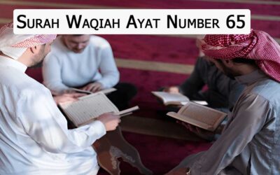 Surah Waqiah Ayat 65 (Verse) With Urdu & English Translation