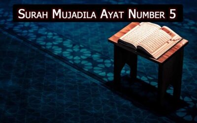 Surah Mujadila Ayat 5 (Verse) With Urdu & English Translation