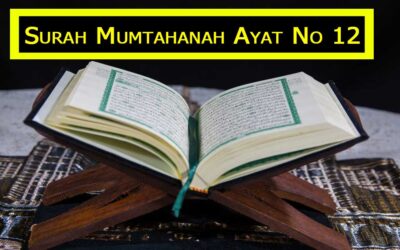 Surah Mumtahanah Ayat 12 with Urdu & English Translation