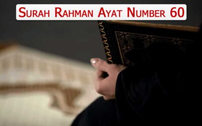 Surah Rahman Ayat 60 (Verse) With Urdu & English Translation