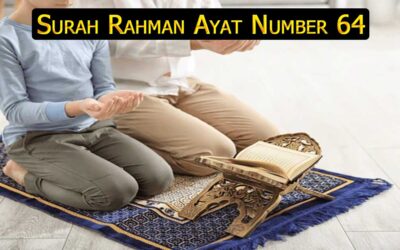 Surah Rahman Ayat 64 (Verse) With Urdu & English Translation