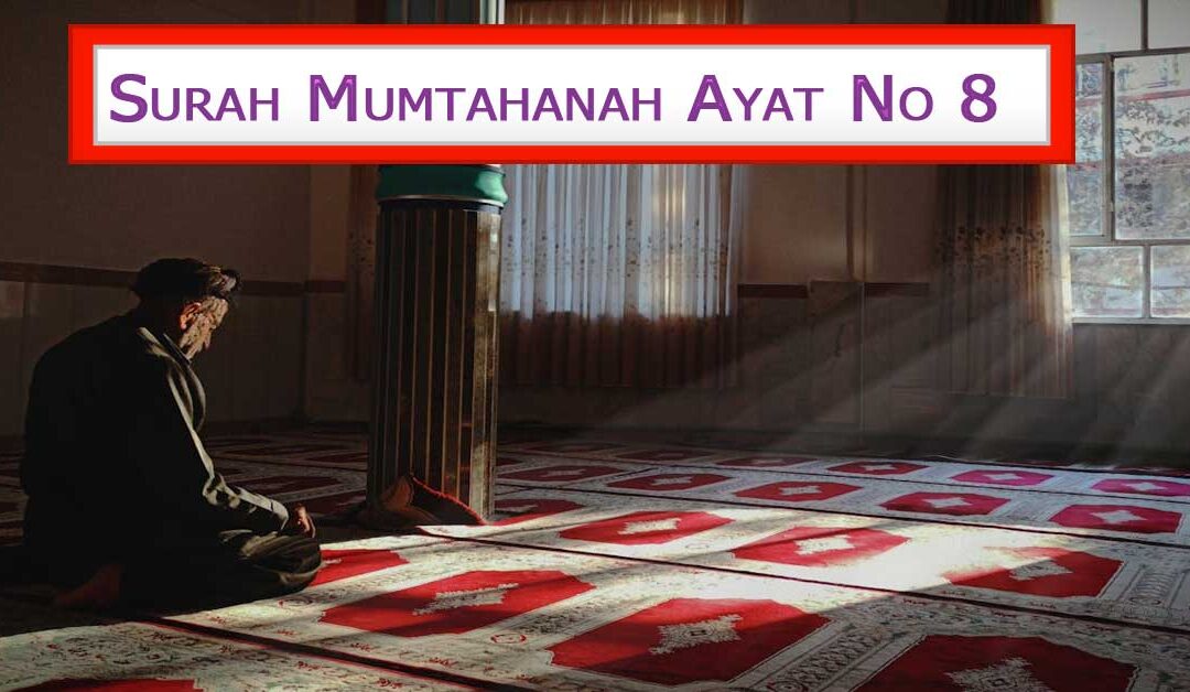 Surah Mumtahanah Ayat Number 8